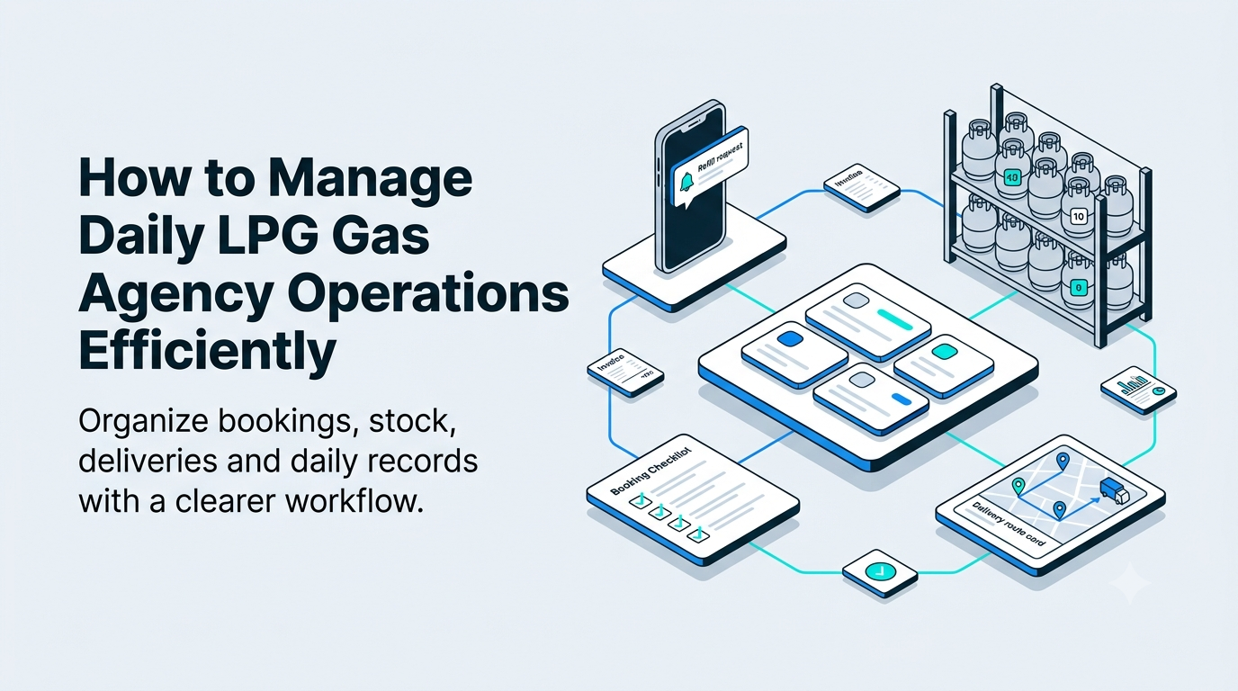How to Manage Daily LPG Gas Agency Operations Efficiently